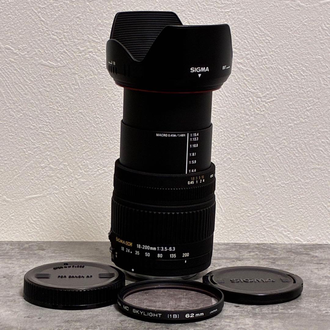 ⭐️美品⭐️シグマ SIGMA 18-200mm F3.5-6.3 DC キャノン用