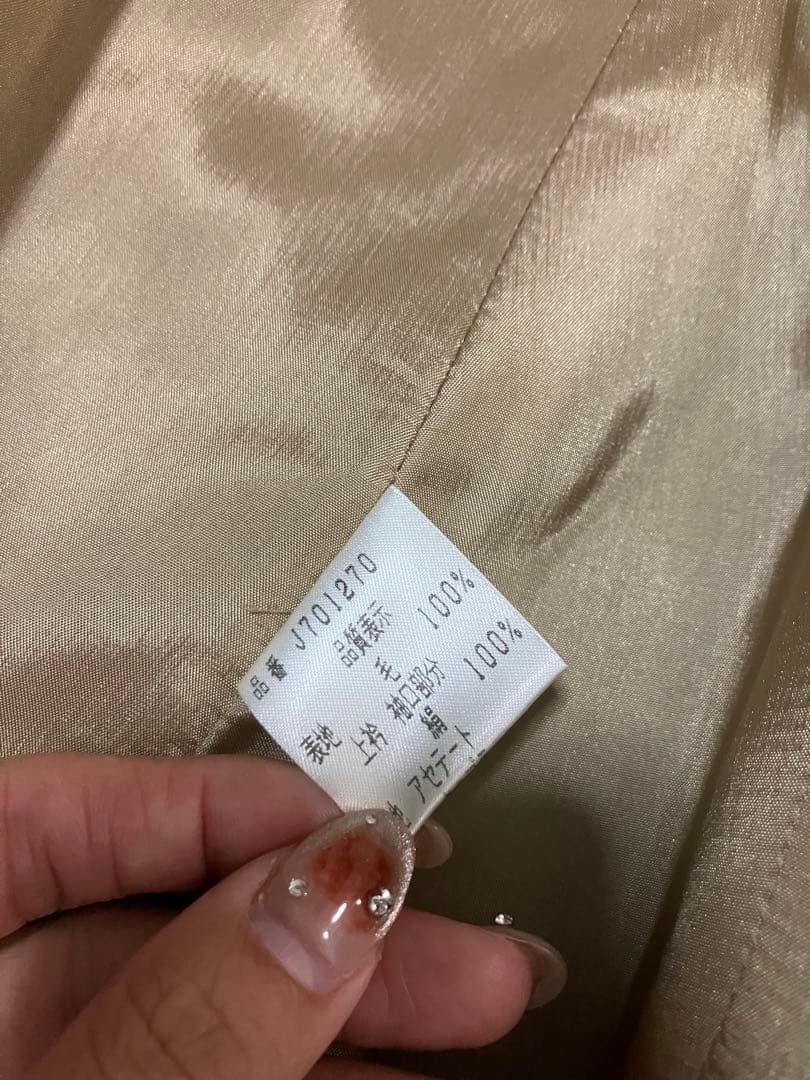 Christian Dior テーラードジャケット 38 ベージュ　美品