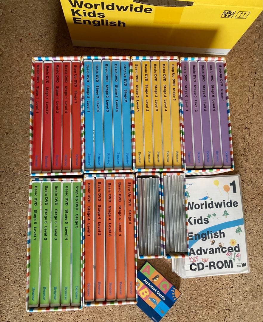 値下げWorldwide Kids English DVD CD パペットセット
