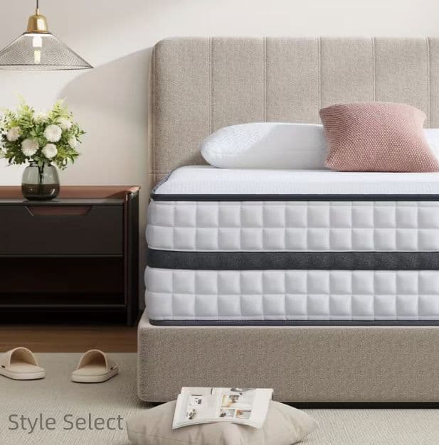 20cm高反発マットレスセミダブルサイズ ポケットコイル構造的圧力サポート通気性