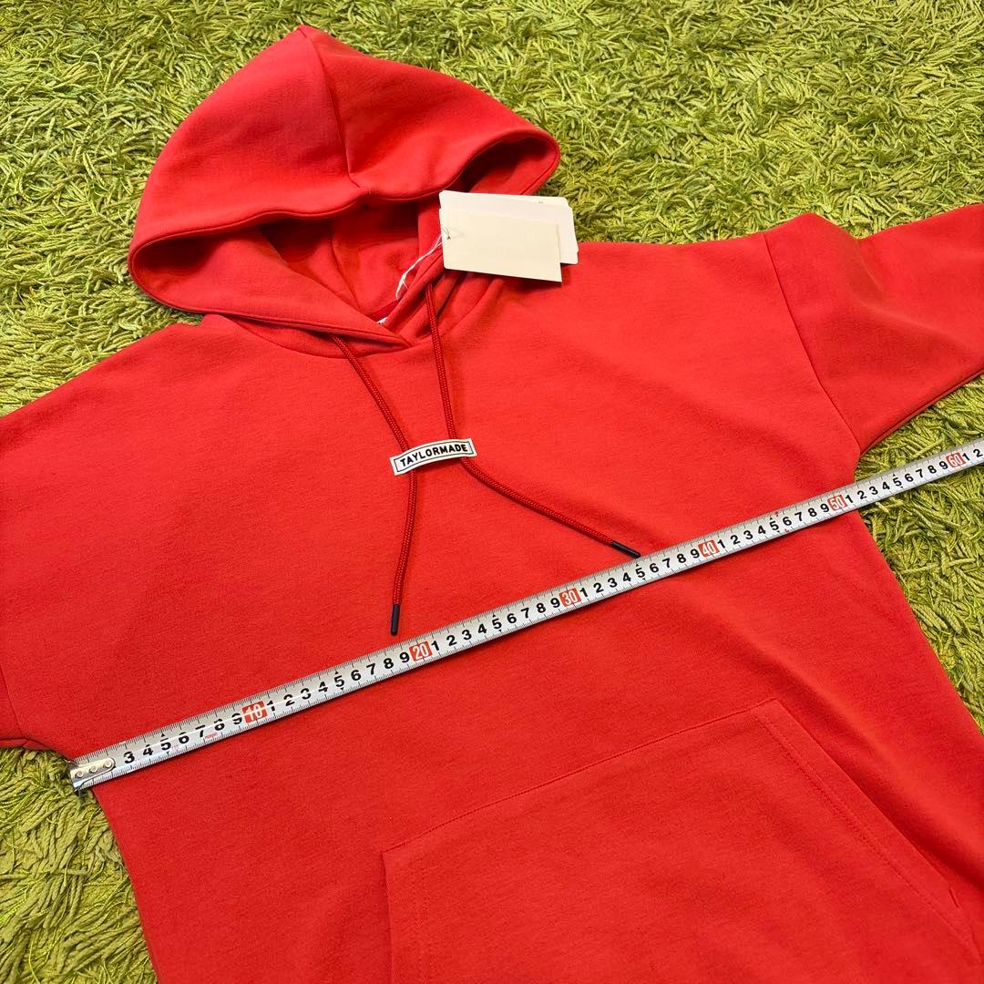 【TaylorMade】新品✨S フード付きロゴトレーナー　スリット付き　秋冬