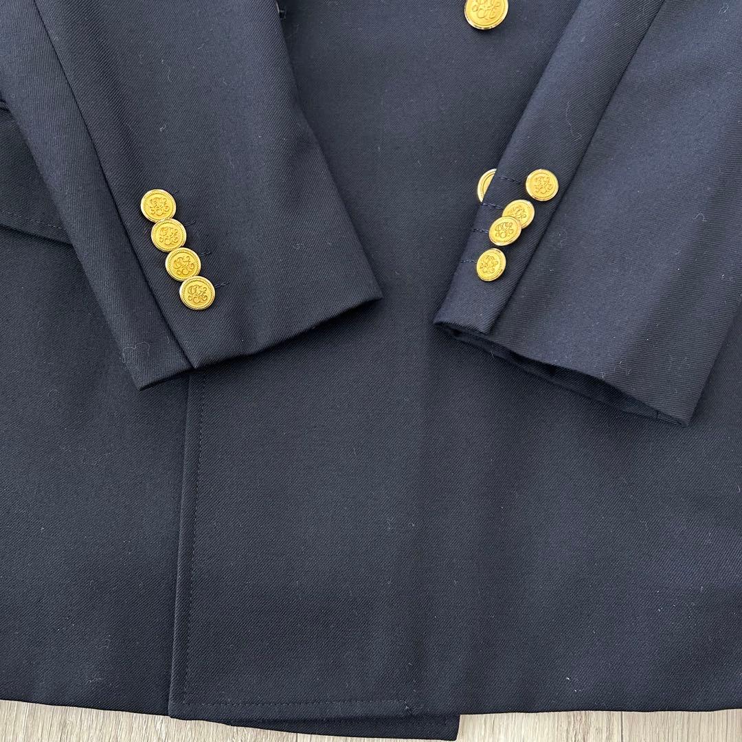 【美品】J.PRESS 紺ブレザー テーラードジャケット ダブル 金ボタン