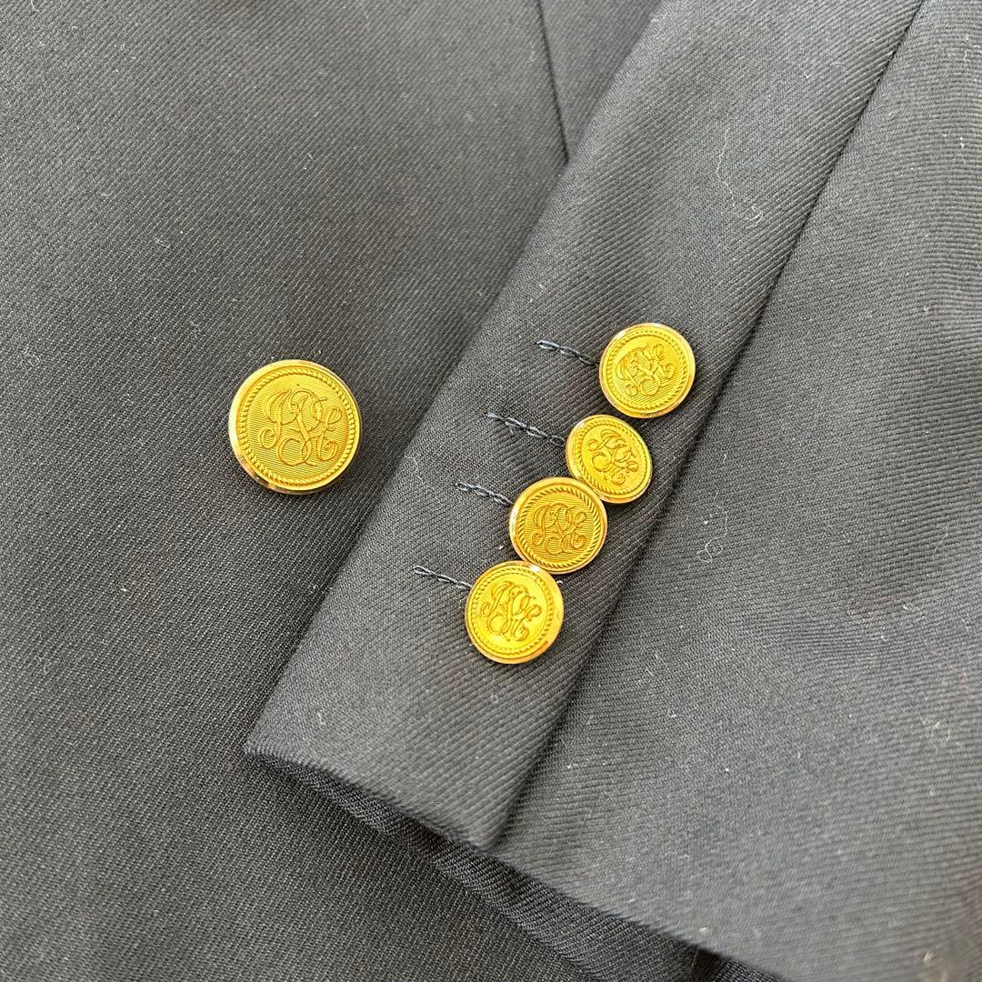 【美品】J.PRESS 紺ブレザー テーラードジャケット ダブル 金ボタン