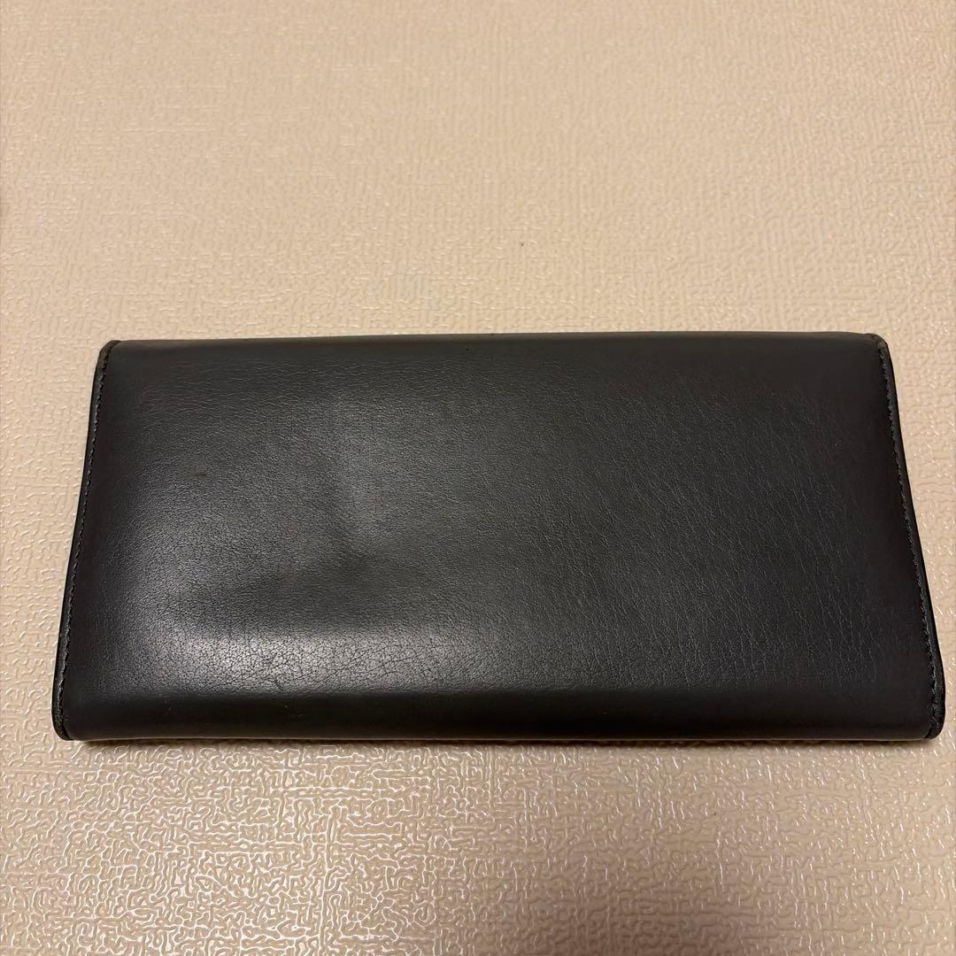 BALENCIAGA PAPIER グレーレザー長財布