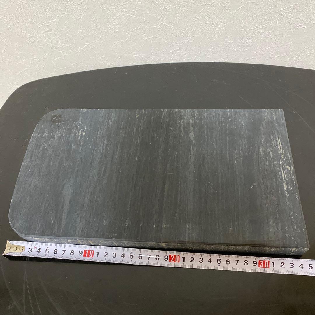 中国美術 歙州硯 大きな硯板 硯石 端渓 水波紋