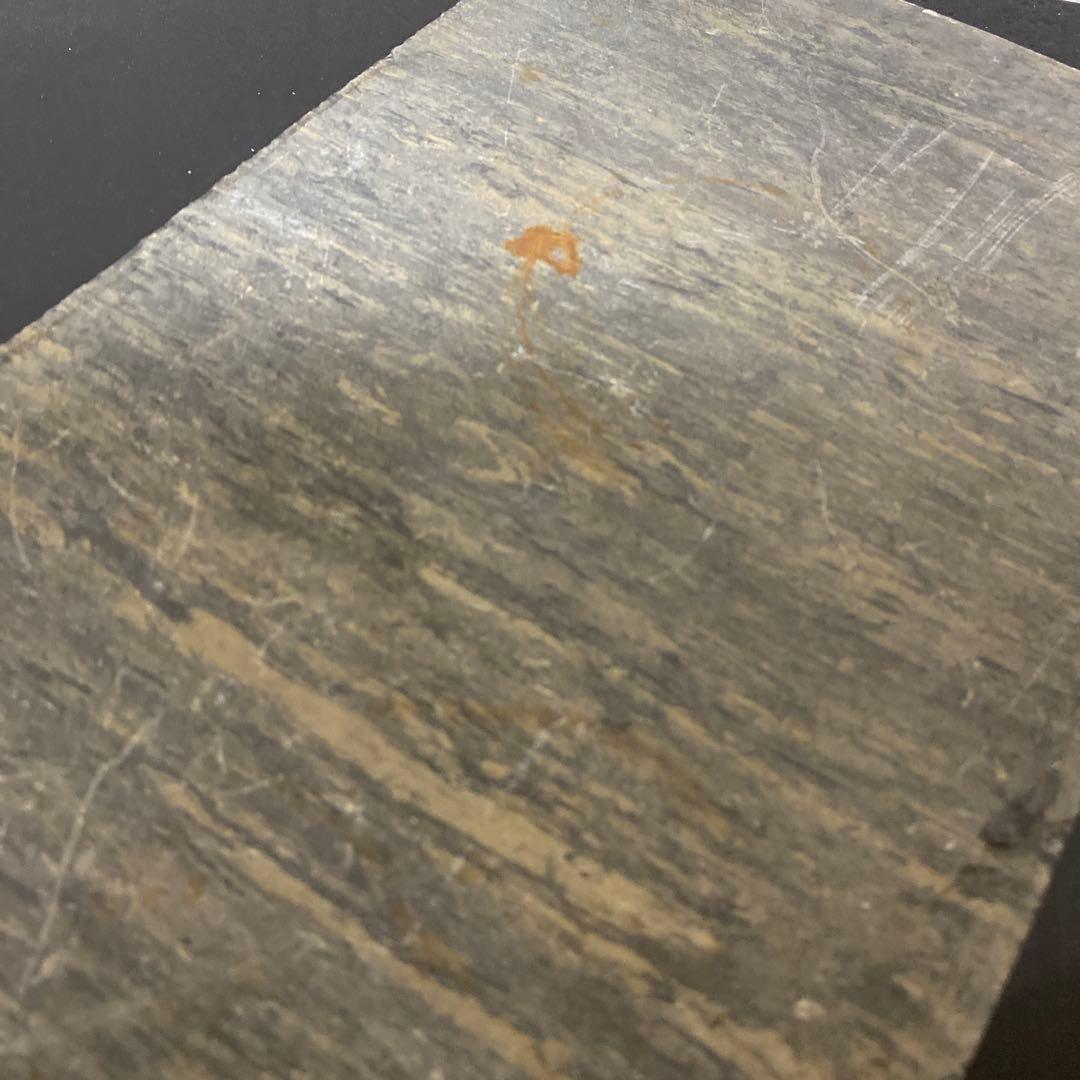 中国美術 歙州硯 大きな硯板 硯石 端渓 水波紋