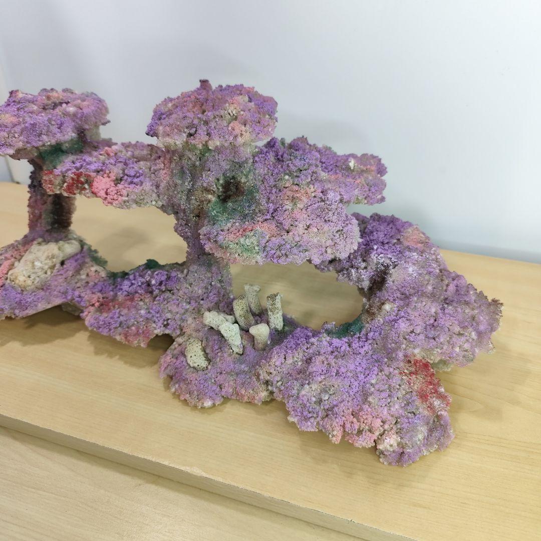 2個セット✐プラグ穴付き 新品 人工ライブロック 60cm海水水槽用 レプリカ