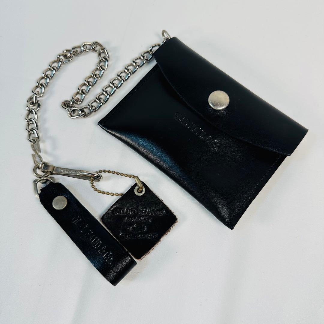 グラッドハンドNORTH&JUDD CARD WALLET&CHAIN 黒