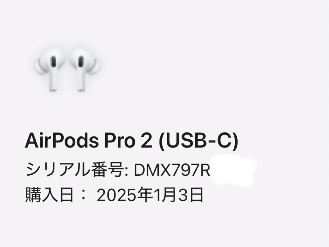 AirPods pro （第2世代）　Type-C 本体・付属品セット