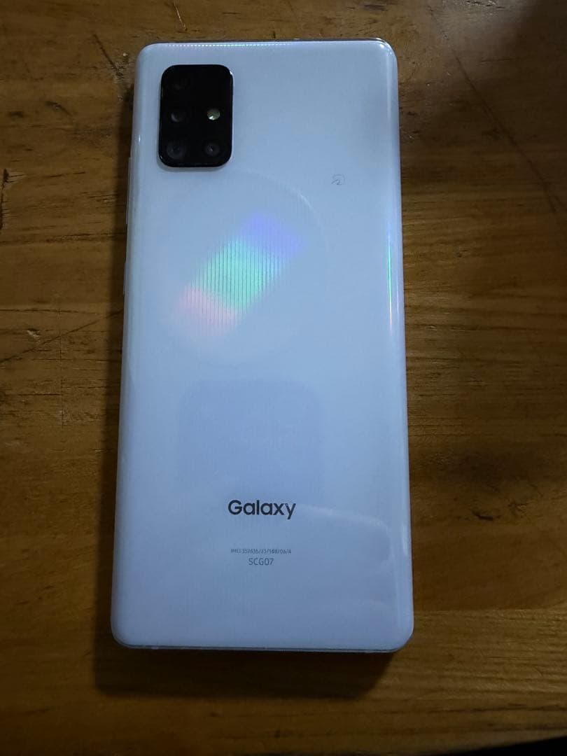 Galaxy スマートフォン 本体 ホワイト