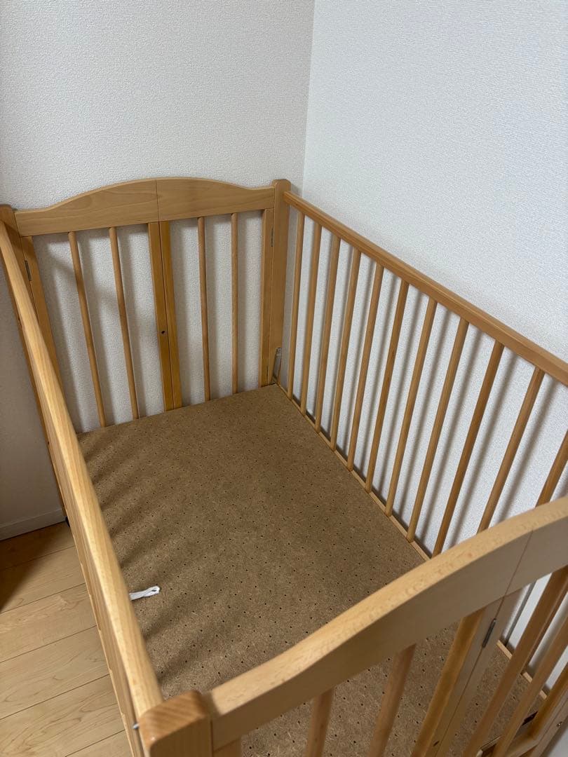 【現在Yuyaさん専用】ベビーベッド　ワンタッチハイベッド パル 石崎家具