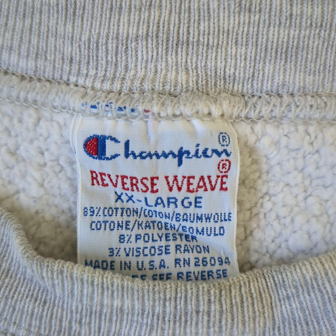 r*y様 【90s 刺繍タグ】4段ラバープリント カレッジスウェット リバースウ