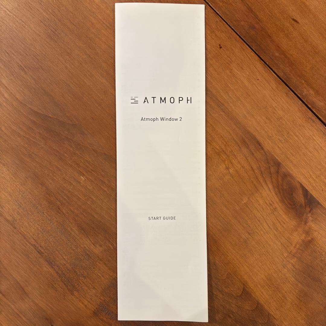 【希少・極美品】Atmoph Window 2 カリモク家具製 木製フレーム