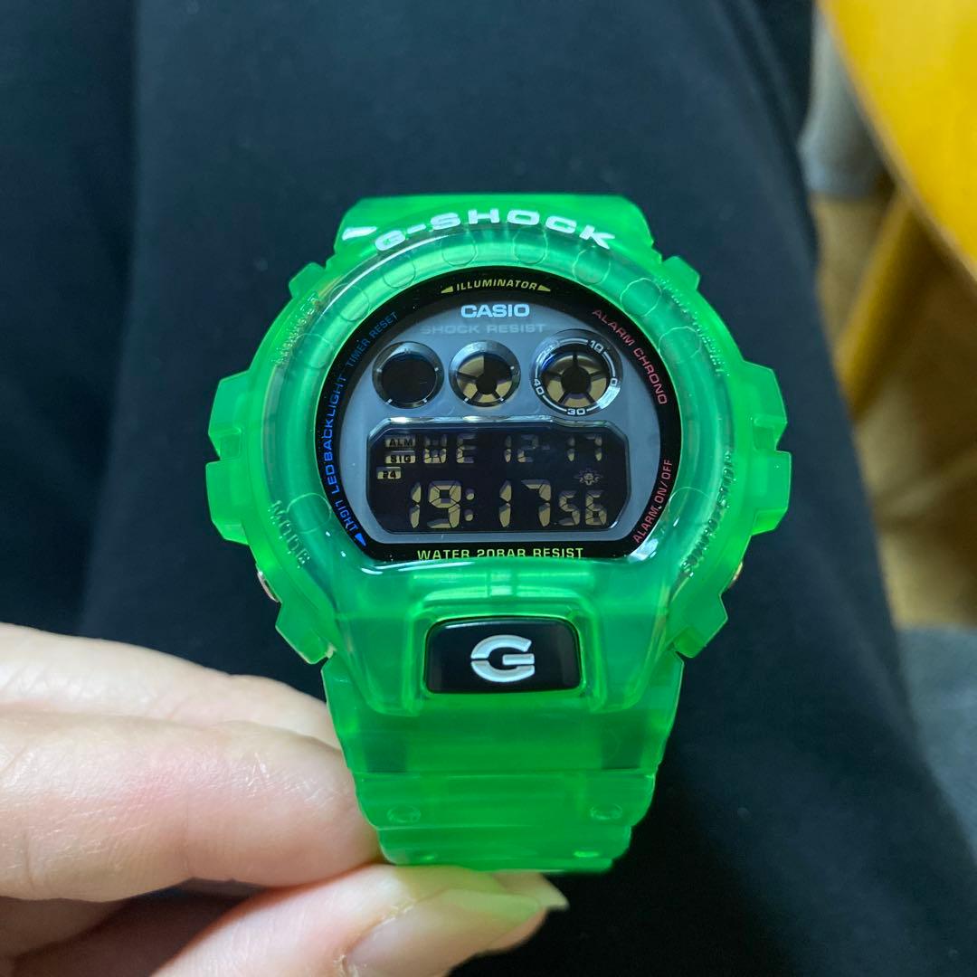 G-SHOCK DW-6900JT-3JFクリアグリーン