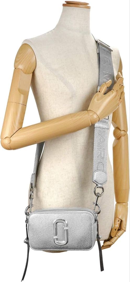 バッグ MARC JACOBS SNAPSHOT LLIC DTM SILVER