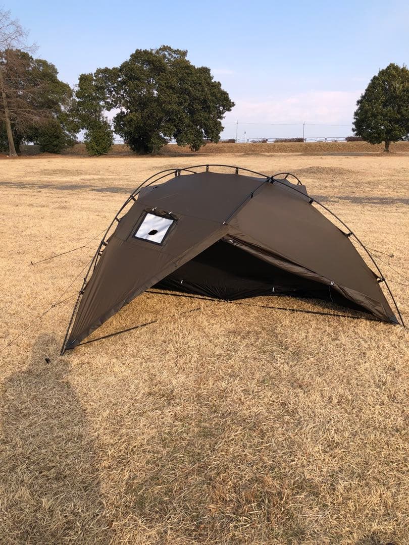 ポモリー　デューンソロ　テント　インナーブラック