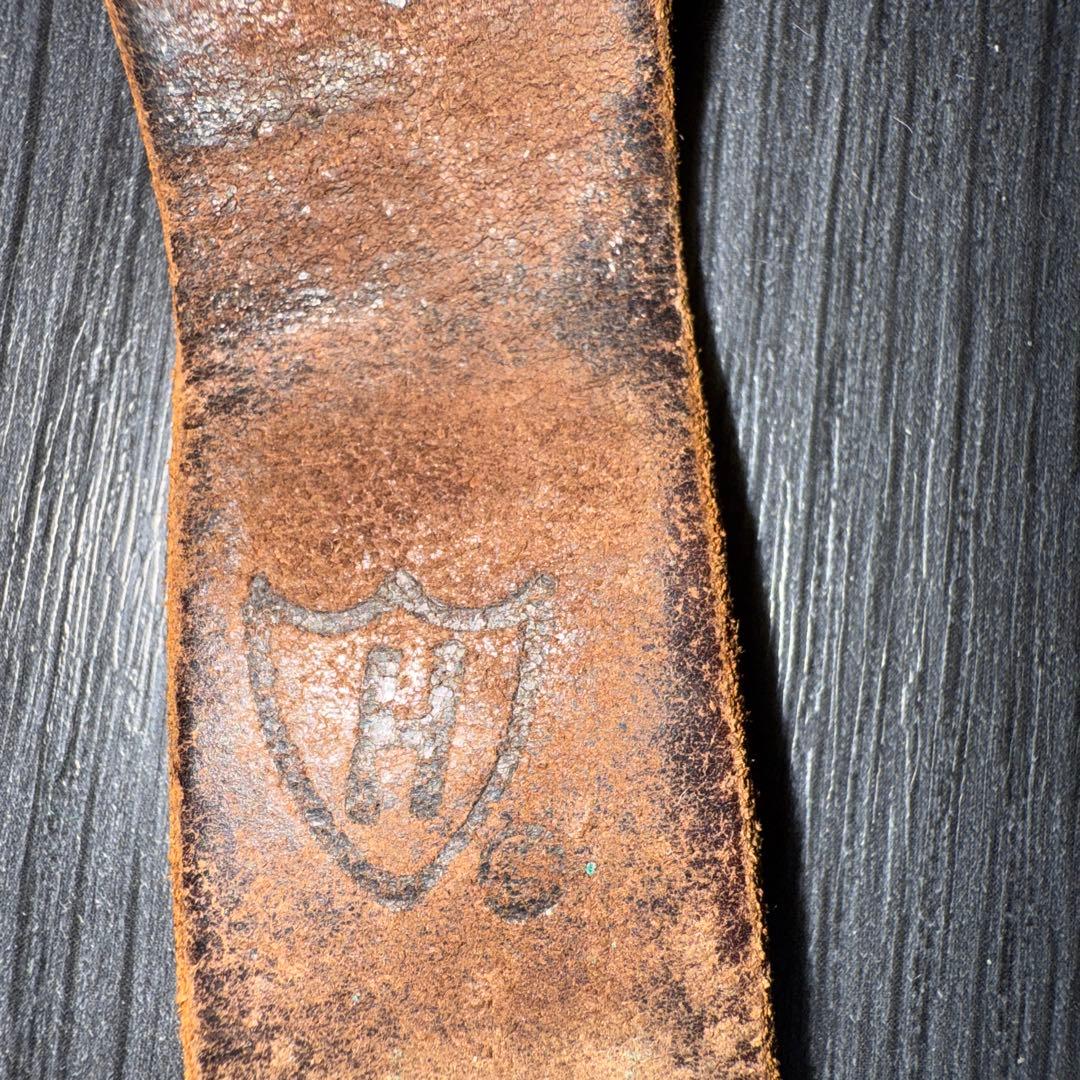 HTC ウォレットチェーン　ベルト　スタッズ　ヴィンテージ　レザーコード