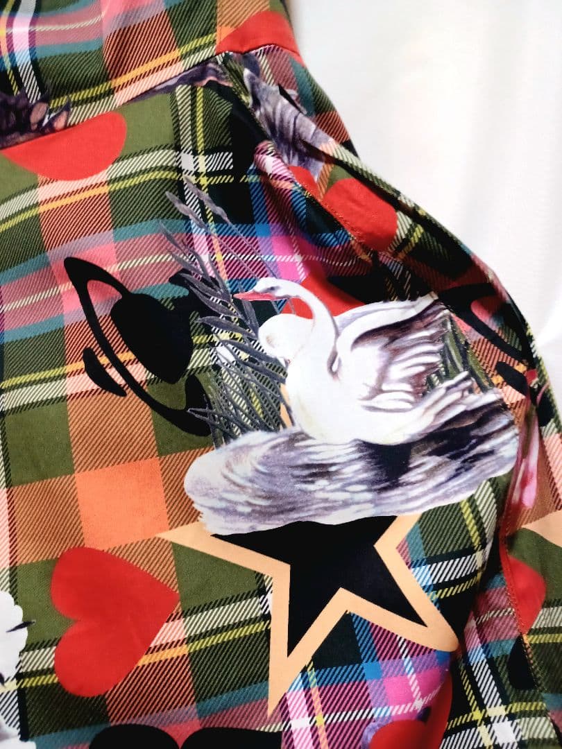 ヴィヴィアンウエストウッド　90sレア完売品！シーモンスター柄ワンピースサイズL