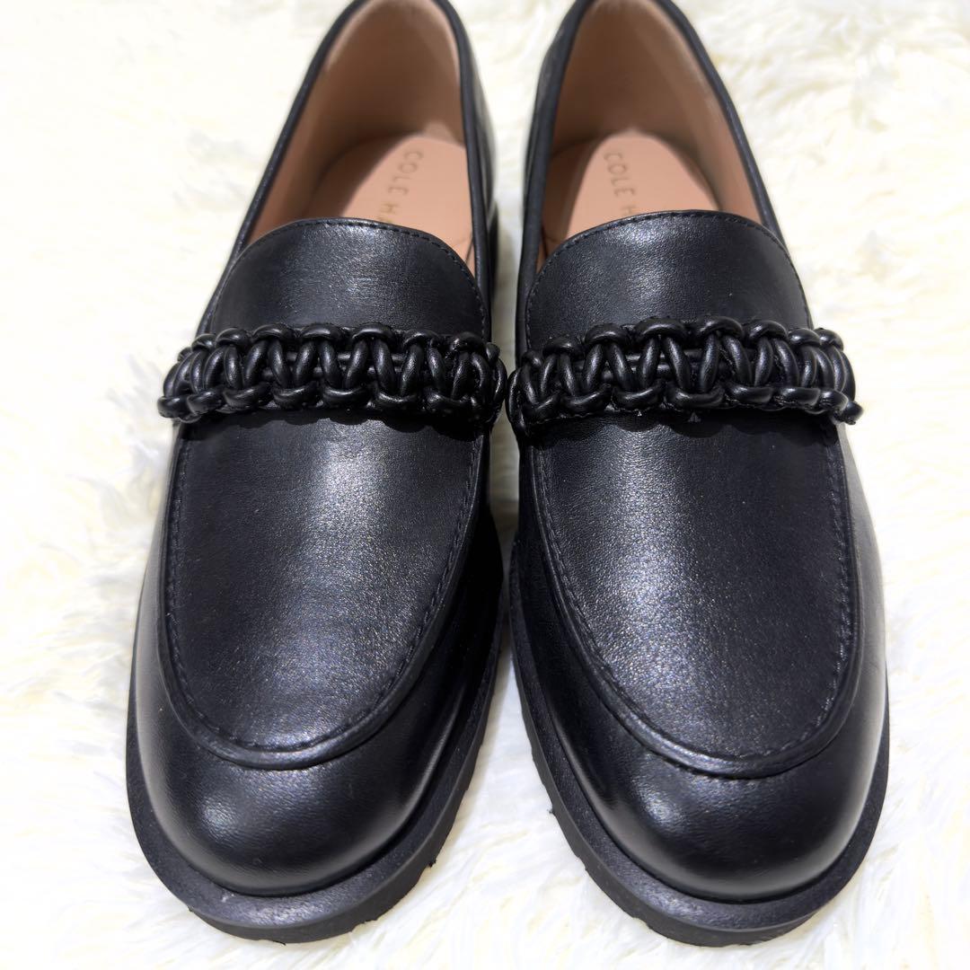 ほぼ新品✨コールハーン グランド360 厚底 ローファー ブラック US5