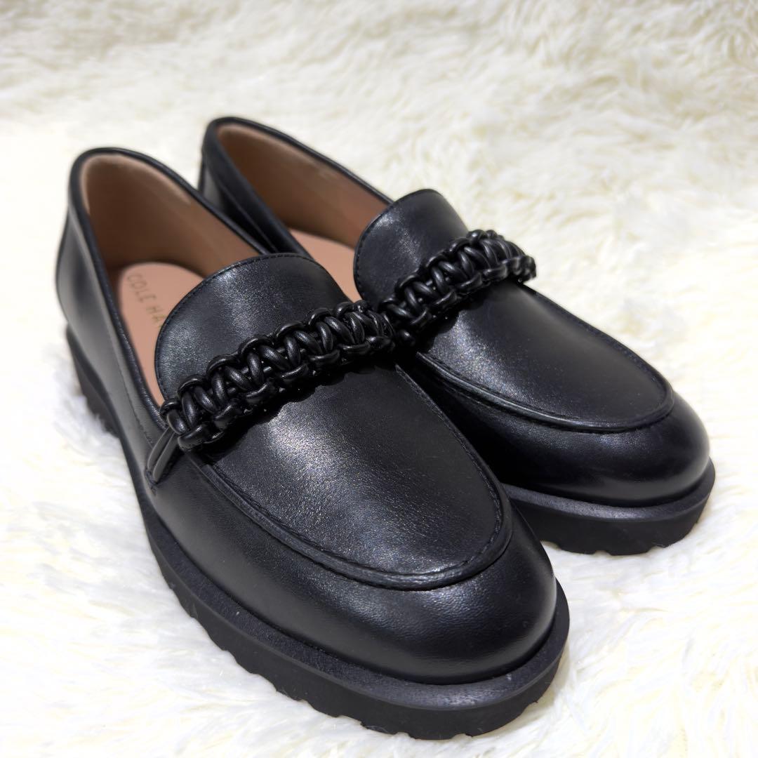 ほぼ新品✨コールハーン グランド360 厚底 ローファー ブラック US5