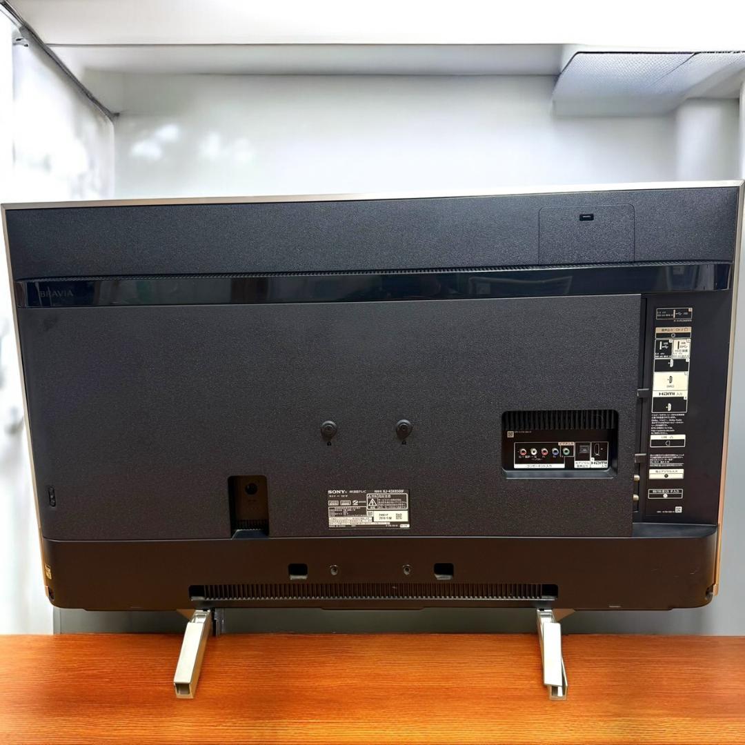☆美品 SONY KJ-43X8500F S 43V型 4K対応 液晶 テレビ