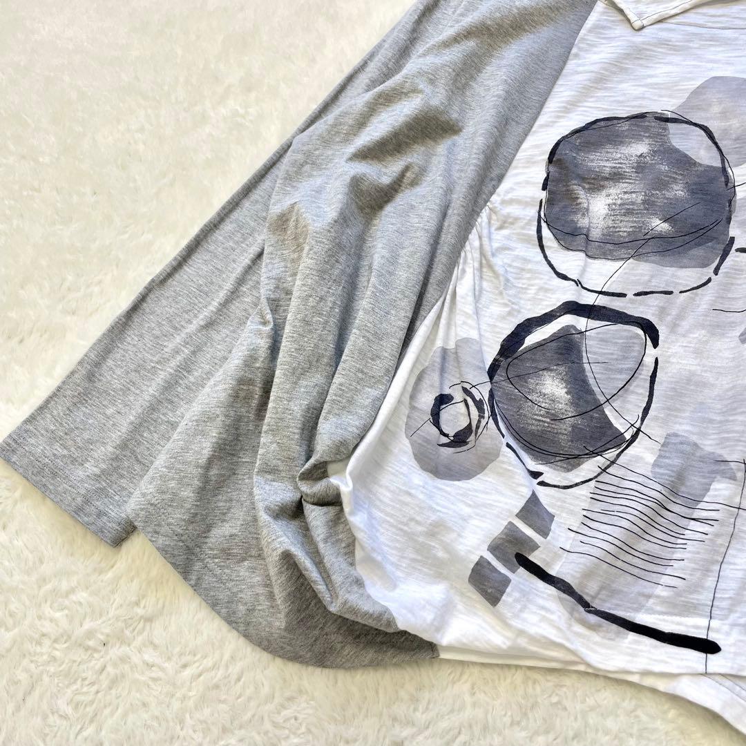 慈雨 Aラインカットソー 水彩画