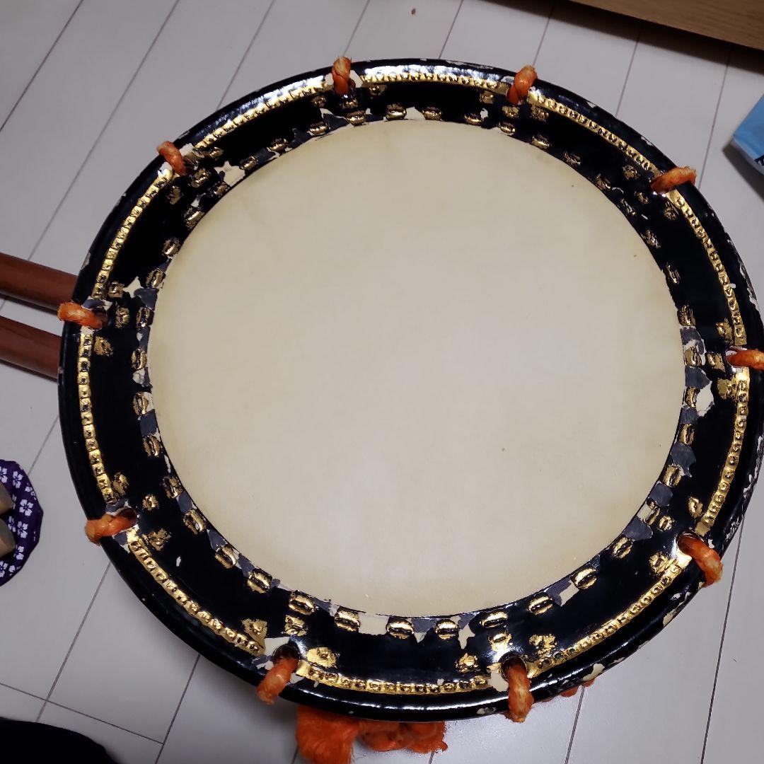 期間限定値引き 和太鼓 直径約35cm 持ち運びセット 色々バチ付き