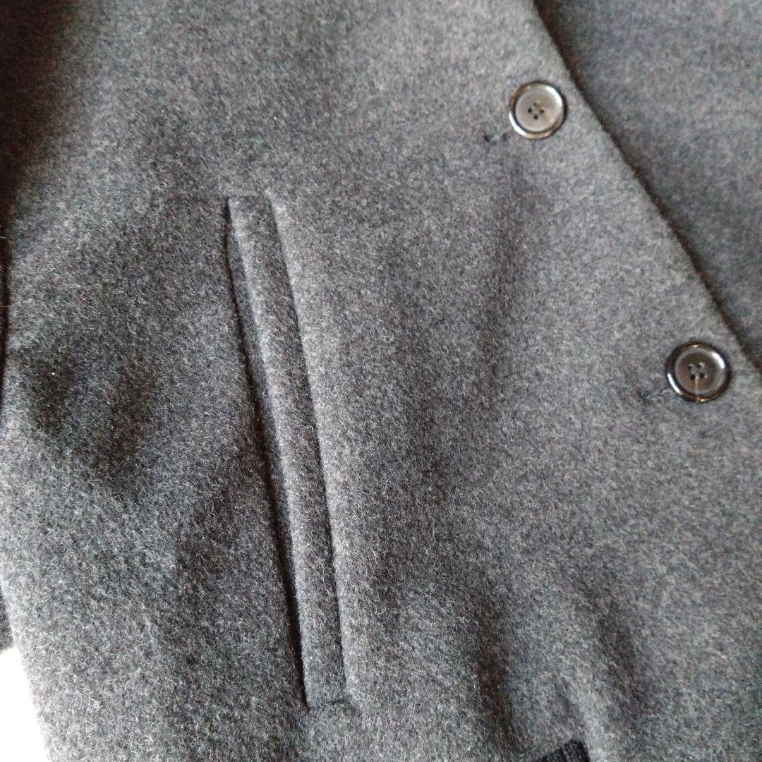 miumiuジャケット　アンゴラ　リアルファー　フード一 ブラック・グレー