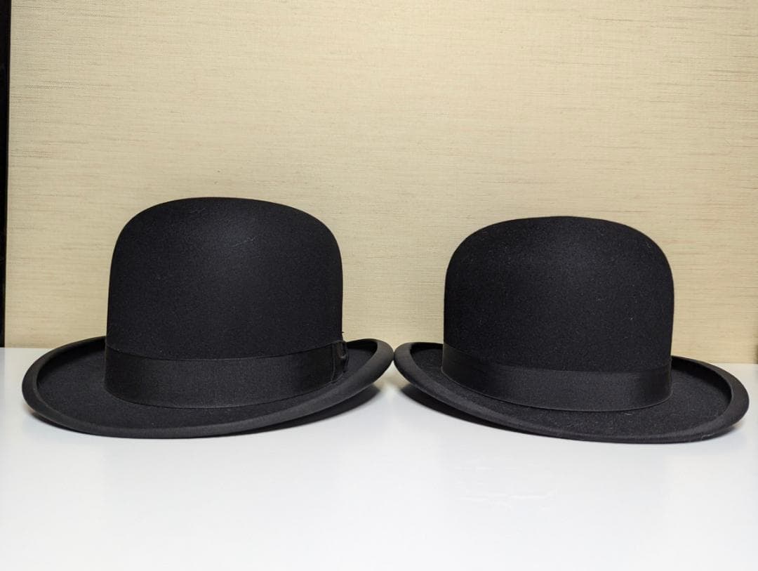 59cm Stetson 20sヴィンテージ ボーラーハット Lサイズ