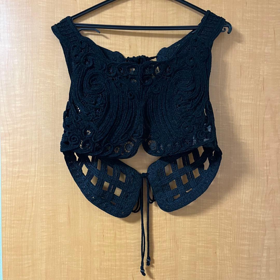 mame kurogouchi コード刺繍　ベスト