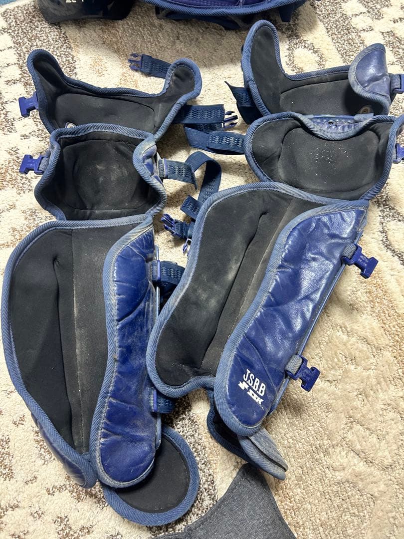 JSBB キャッチャー用防具一式 ネイビー