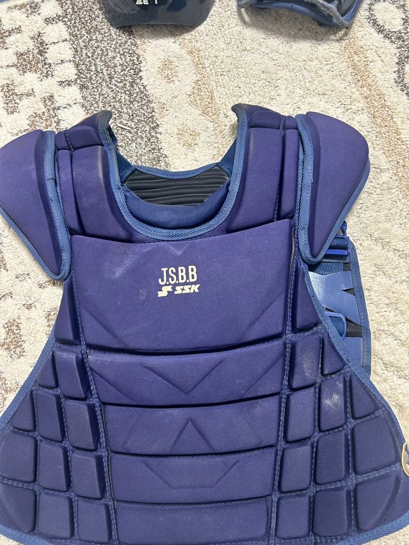 JSBB キャッチャー用防具一式 ネイビー