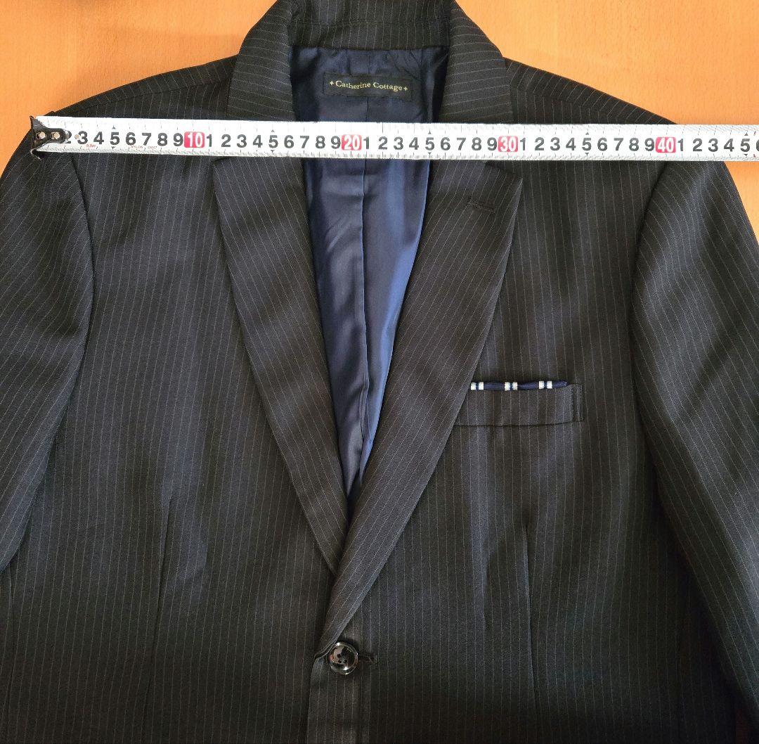 美品　キャサリンコテージ　160E　卒服　スーツセット　黒　大きいサイズ