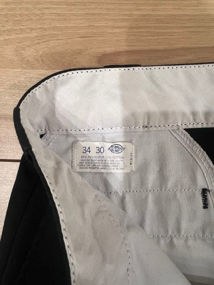 80s USA製 Dickies ディッキーズ ブラック チビタグ 874