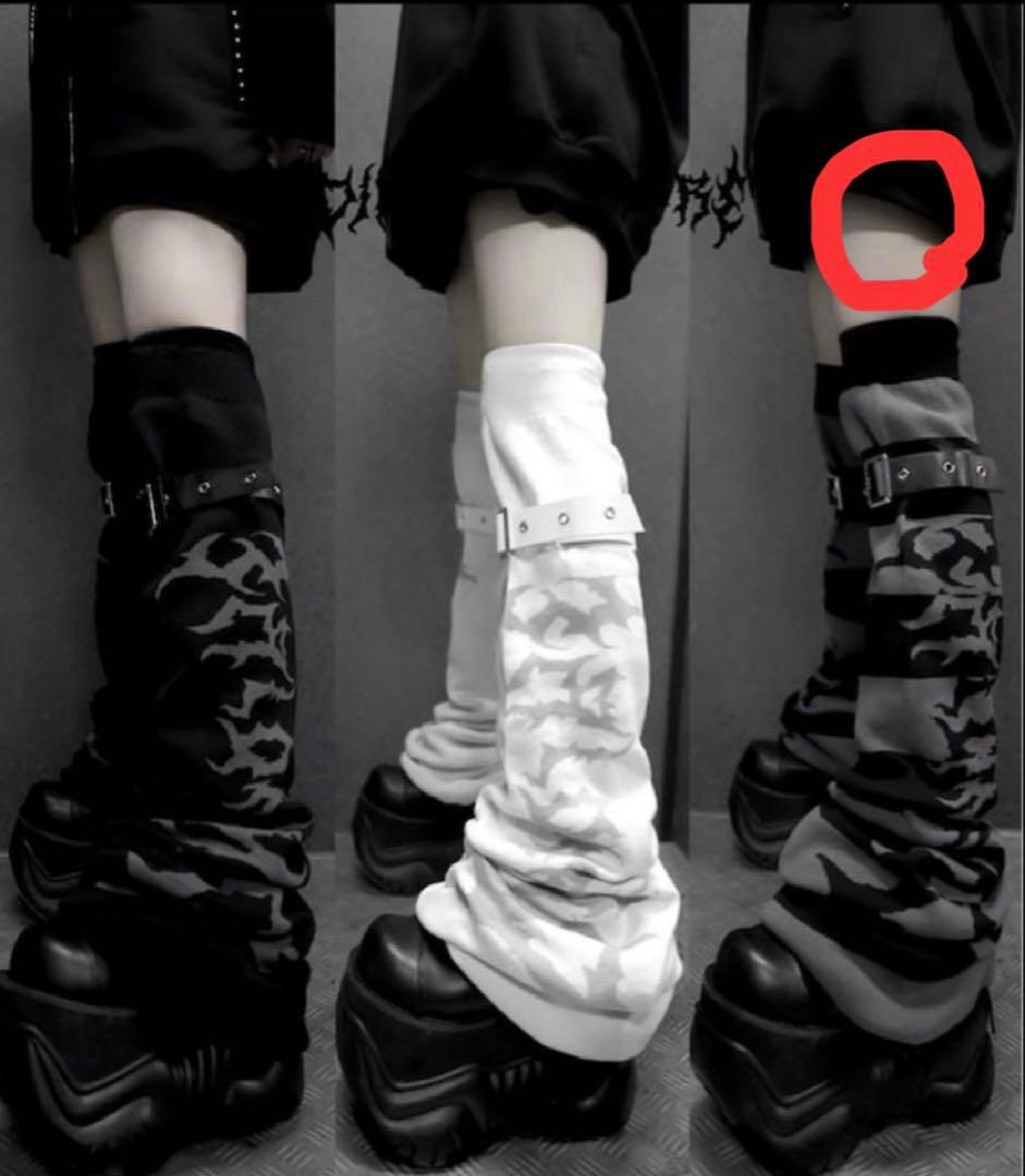 DimMoire BIGロゴ ニーハイウォーマー 未使用タグ付き