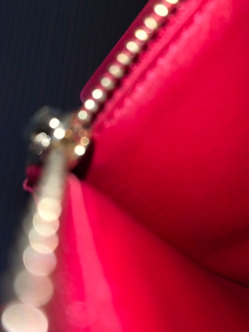 ルイヴィトン ヴェルニ モノグラム　長財布　赤