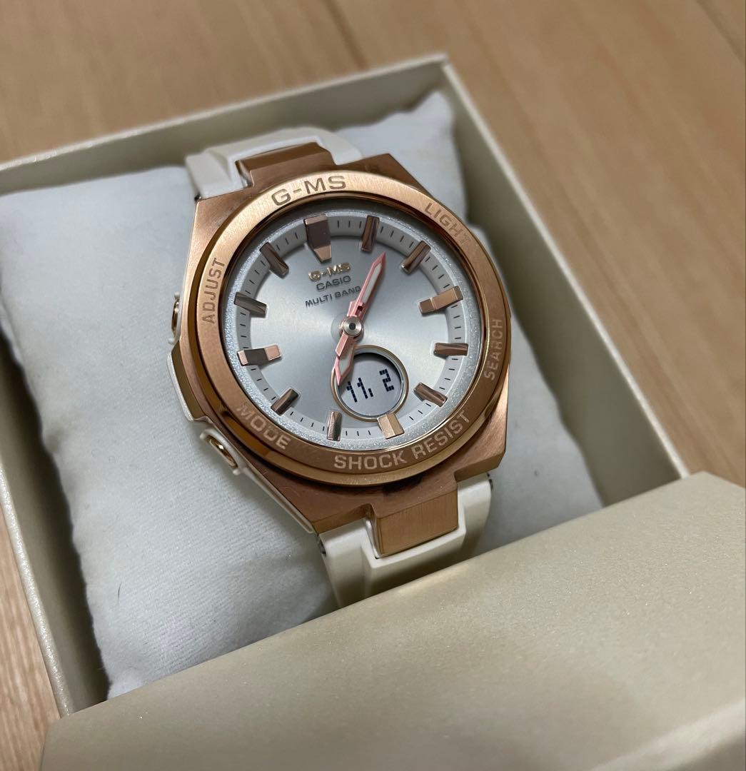【美品】CASIO BABY-G電波ソーラー MSG-W200G-7AJF