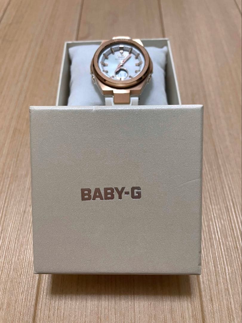 【美品】CASIO BABY-G電波ソーラー MSG-W200G-7AJF