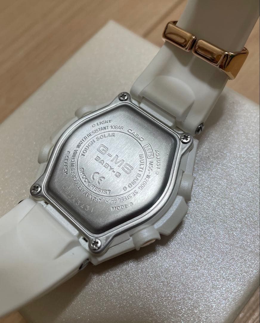 【美品】CASIO BABY-G電波ソーラー MSG-W200G-7AJF
