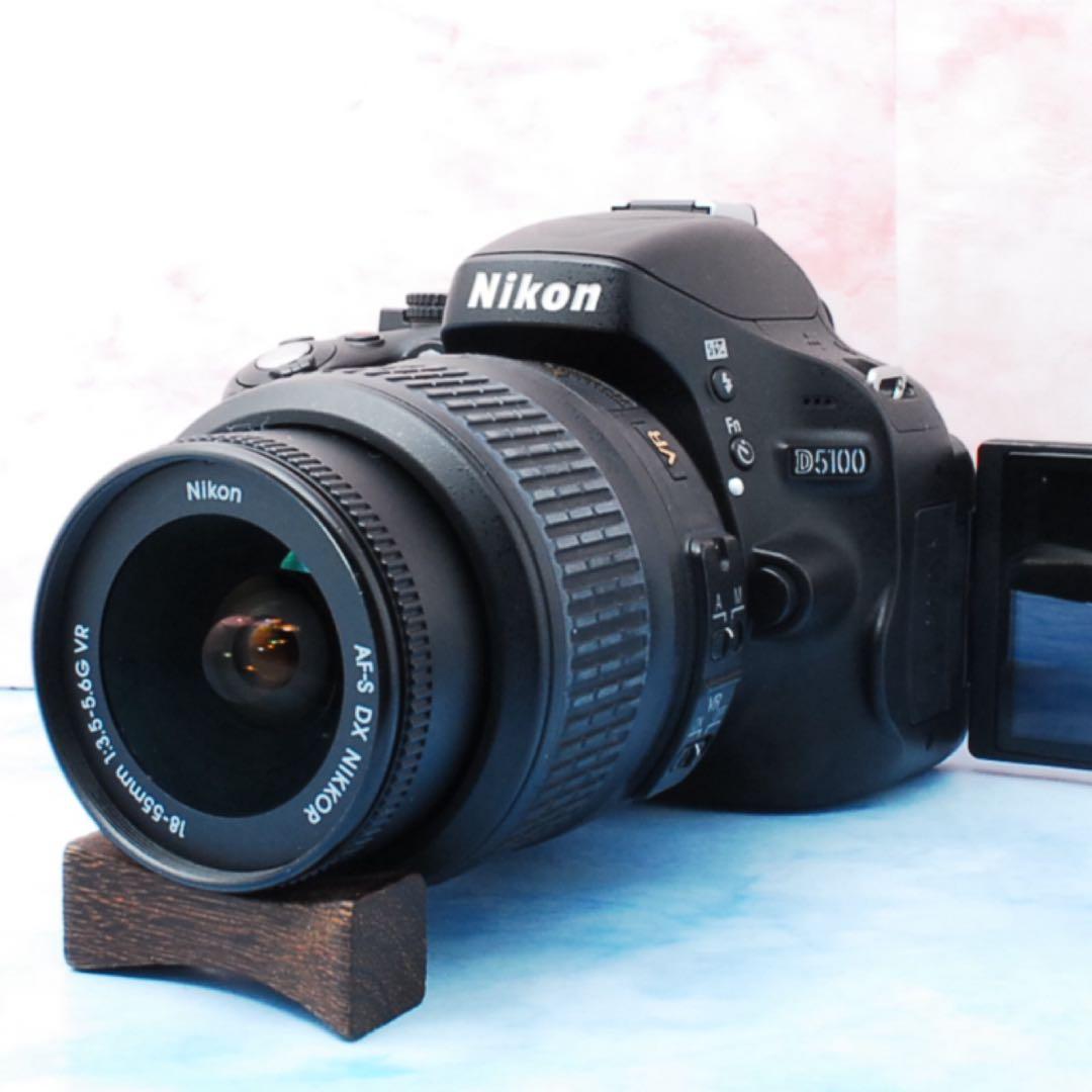 Nikon D5100★入門機★美品＆S数少★バッテリー2個★一眼レフカメラ