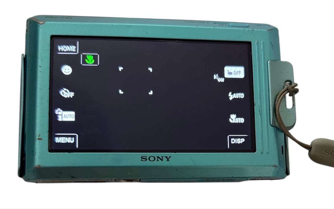 【なめこさん】デジカメ cyber shot ブルー DSC-T90