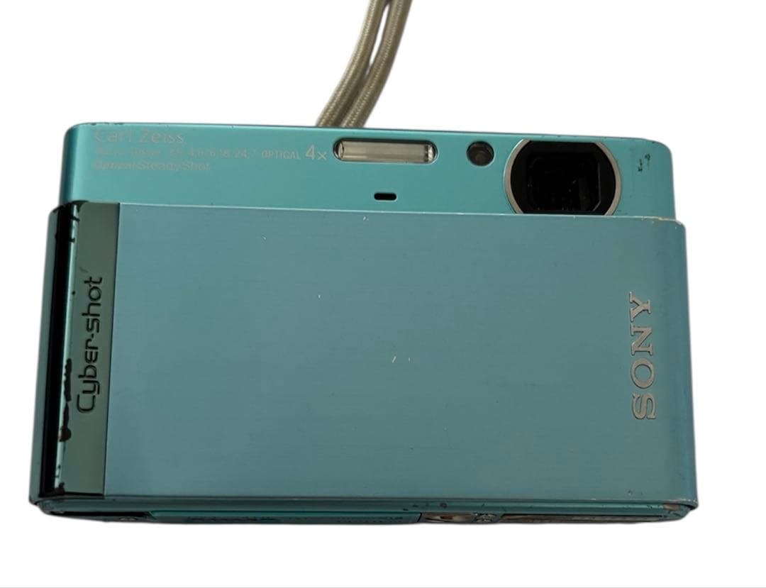 【なめこさん】デジカメ cyber shot ブルー DSC-T90
