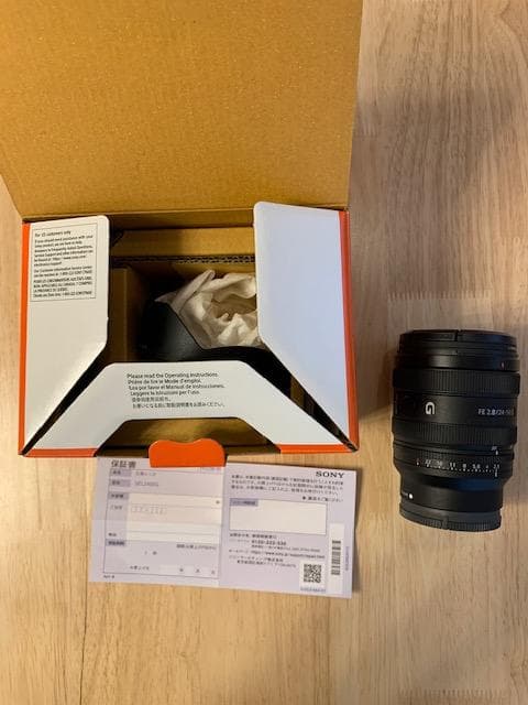 未使用 SONY SEL2450G FE 24-50mm F2.8 G レンズ