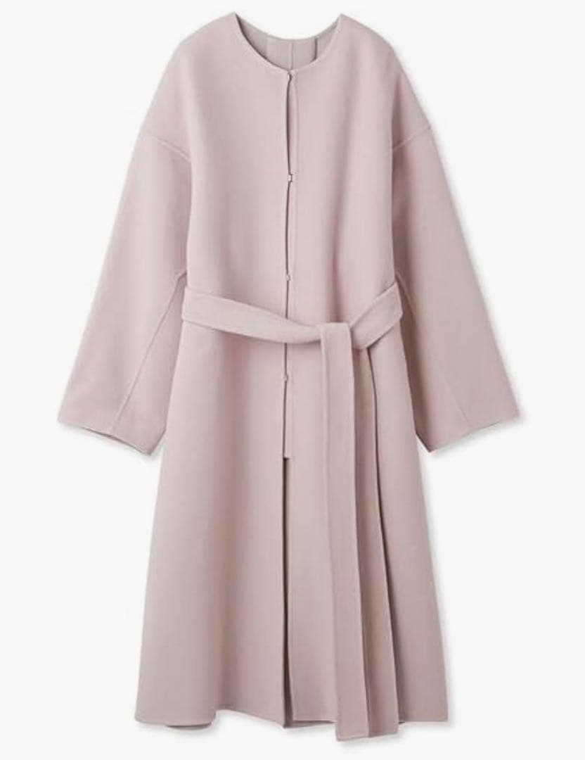 FRAY I.D カシミヤ混BALLIリバーコートピンク