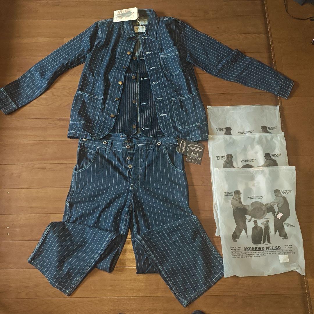 デニム セットアップ　3ピース　新品未使用　ヴィンテージ 50s 60s