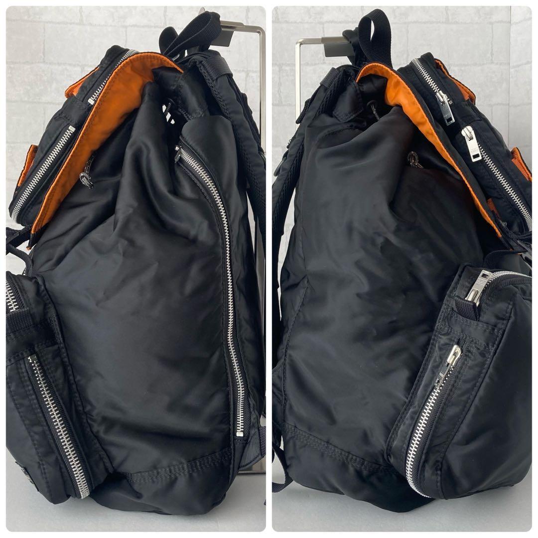 未使用級 新型 完売品 ポーター タンカー リュック ブラック XL