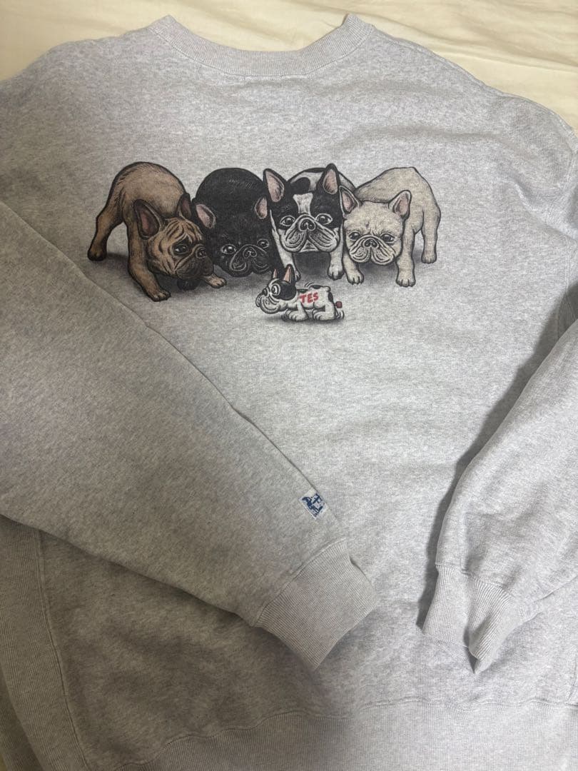 TES /4BUHI/スウェット/トレーナー/グレー/XL