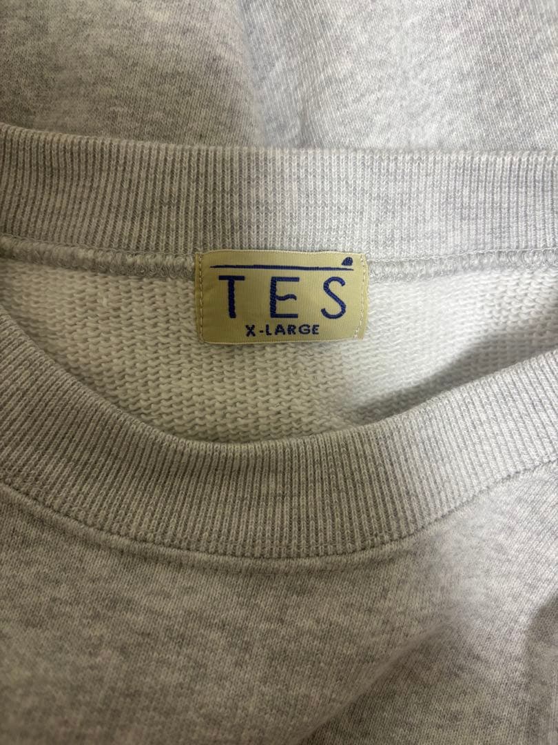 TES /4BUHI/スウェット/トレーナー/グレー/XL