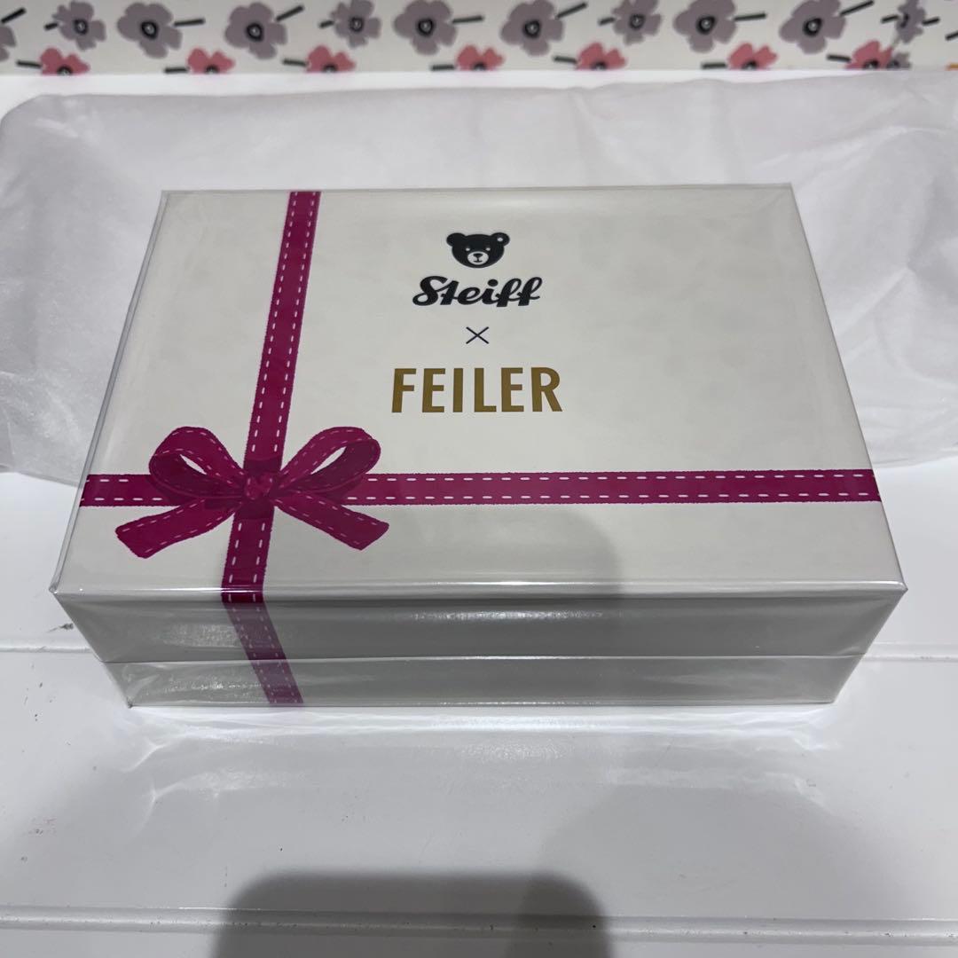 新品未開封　三越手提げ付き　Steiff x FEILER
