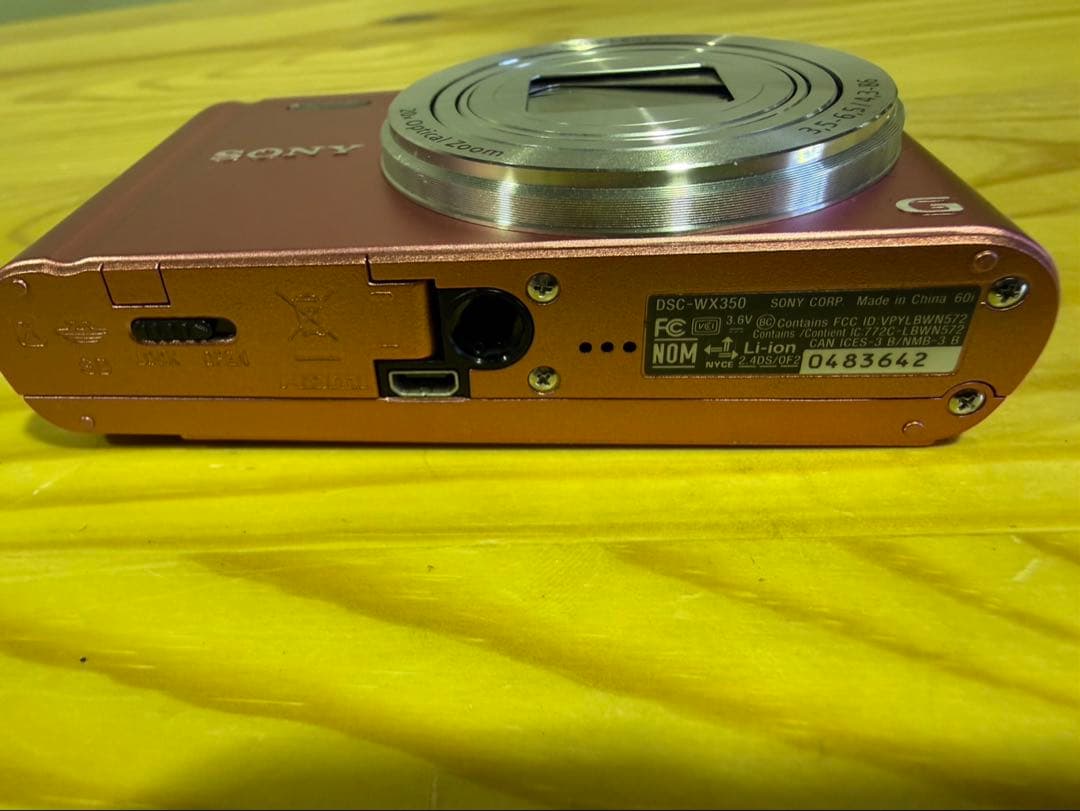 G1784 SONY Cybershot DSC-WX350 デジタルカメラ